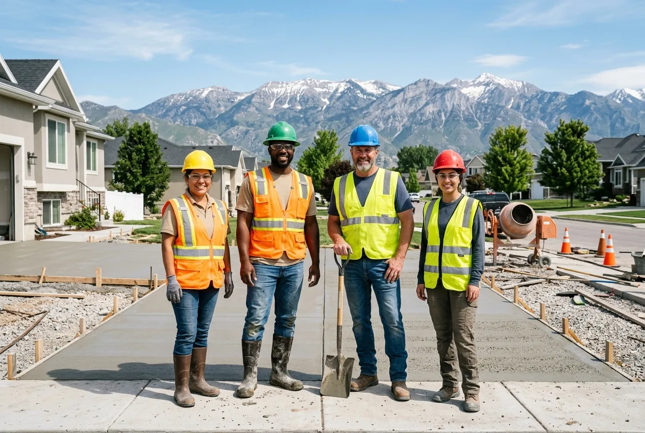 Lehi Concrete Pros team — concrete services in Lehi, UT