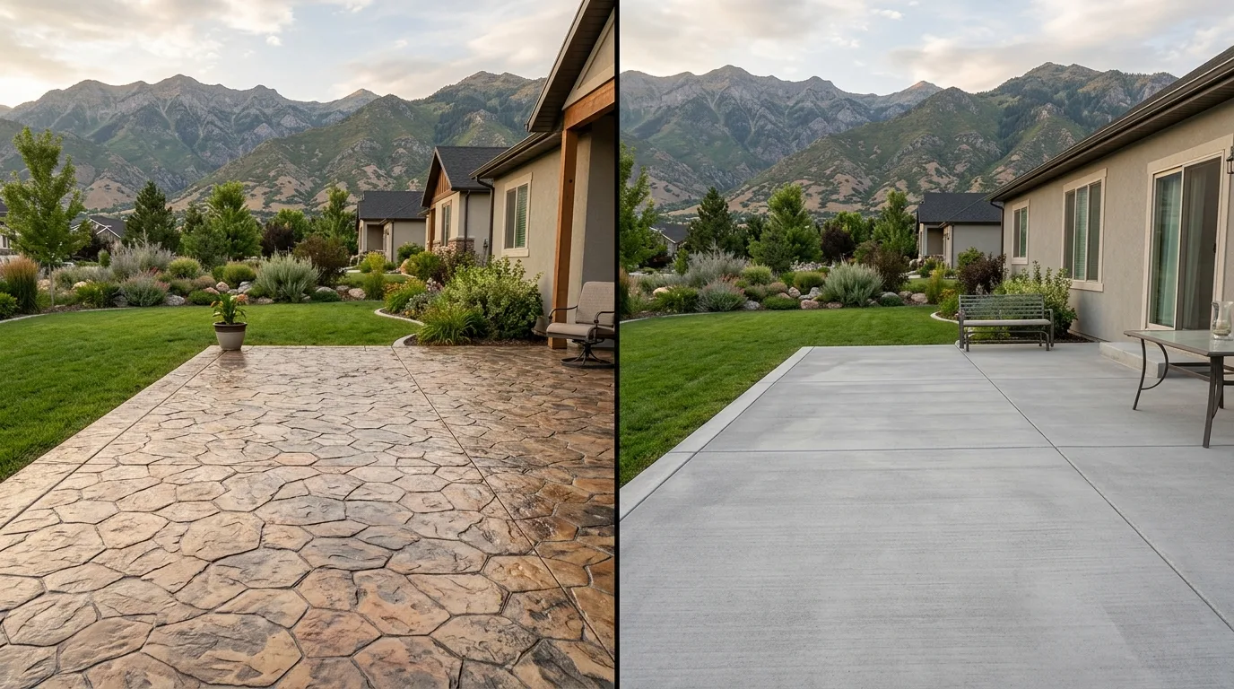 Stamped Concrete Patio Cost in Lehi, UT: Complete 2026 Guide