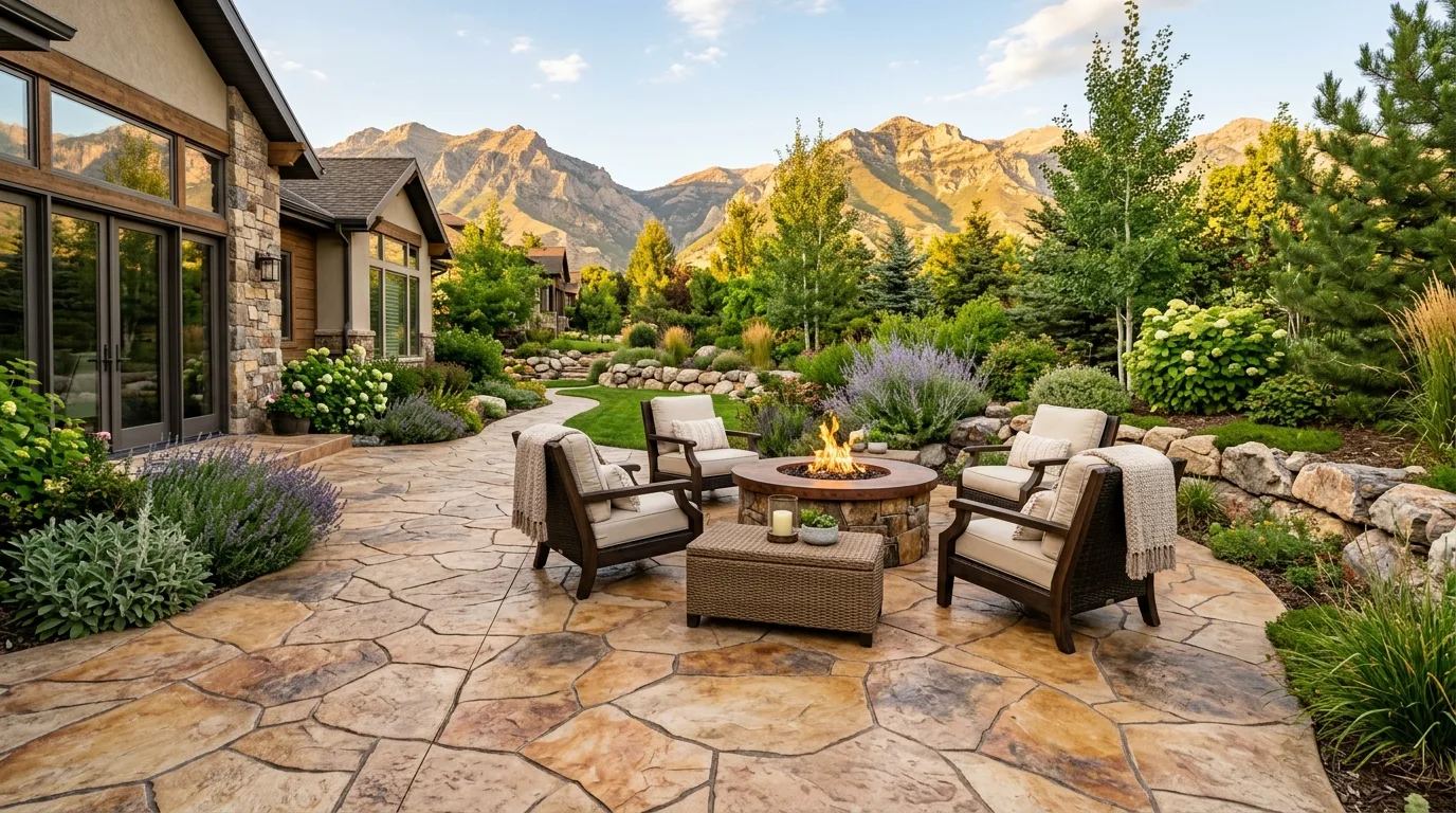 6 Popular Stamped Concrete Patterns for Lehi, UT Homes