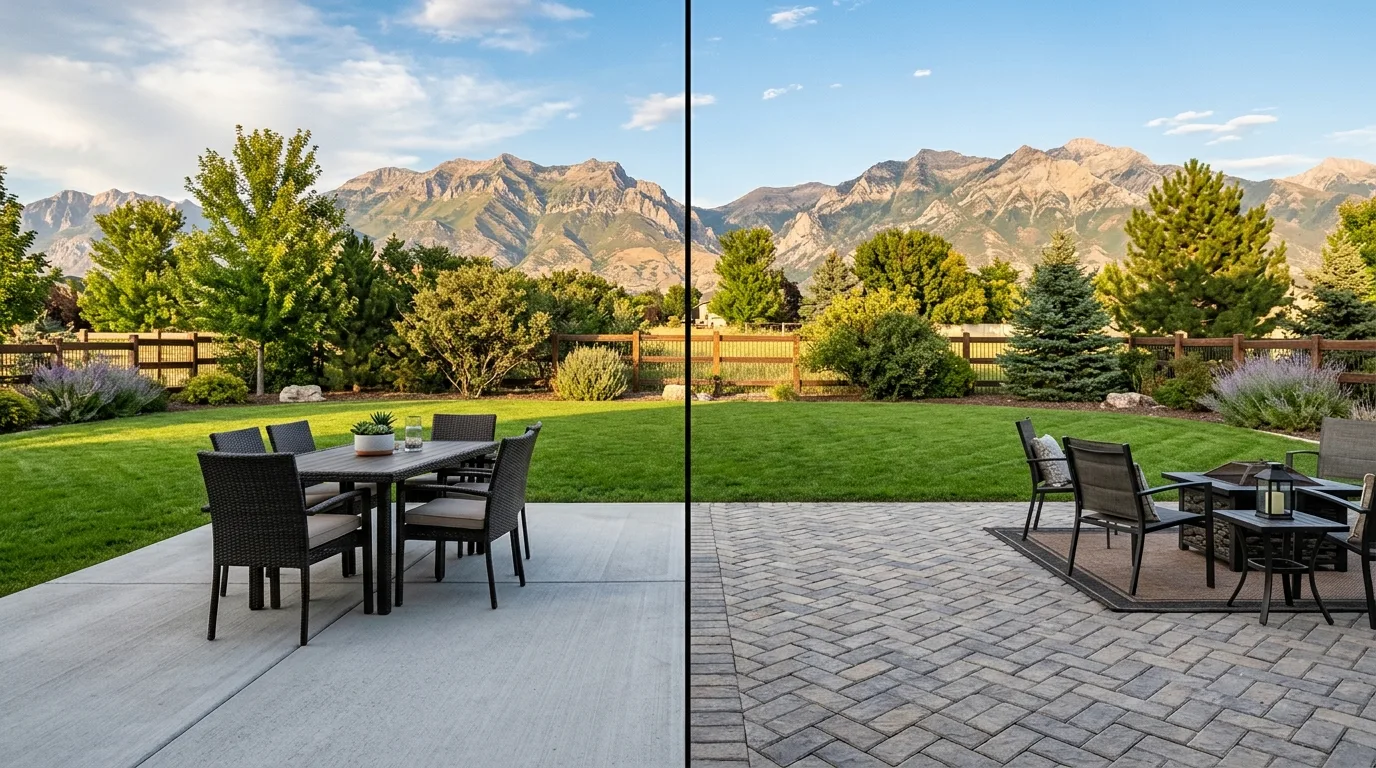 Stamped Concrete vs Pavers in Lehi, UT: Which Is Right?